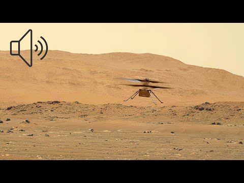 Perseverance recorded Sound of Ingenuity Mars Helicopter during 4th flight